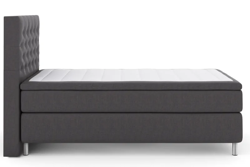 Select No 4 Kontinentalsäng 120x200 Medium - Mörkgrå/Metall - Products - Möbler - Säng - Enkelsäng