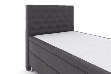 Select No 4 Kontinentalsäng 120x200 Medium - Mörkgrå/Metall - Products - Möbler - Säng - Enkelsäng