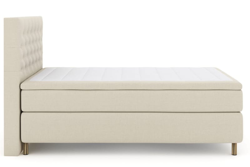 Select No 4 Kontinentalsäng 140x200 Fast/Medium - Beige/Koppar - Products - Möbler - Säng - Kontinentalsäng
