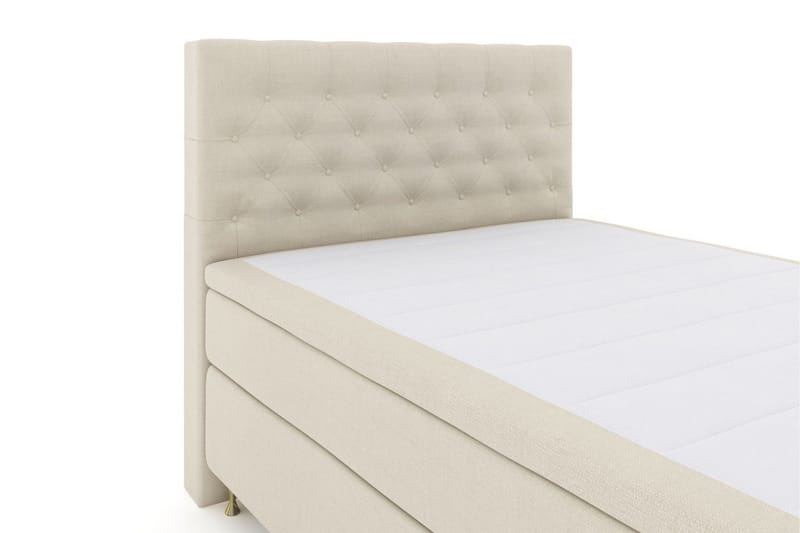 Select No 4 Kontinentalsäng 160x200 Fast - Beige/Guld - Products - Möbler - Säng - Kontinentalsäng