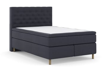 Select No 4 Kontinentalsäng 160x200 Fast - Blå/Metall - Products - Möbler - Säng - Kontinentalsäng