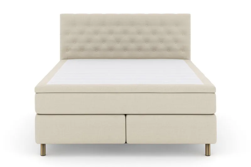 Select No 4 Kontinentalsäng 180x200 Fast - Beige/Koppar - Products - Möbler - Säng - Kontinentalsäng