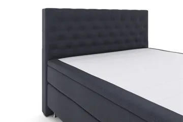 Select No 4 Kontinentalsäng 180x200 Fast - Blå/Silver - Products - Möbler - Säng - Kontinentalsäng