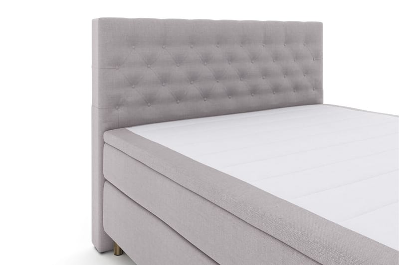Select No 4 Kontinentalsäng 180x200 Fast - Ljusgrå/Koppar - Products - Möbler - Säng - Kontinentalsäng