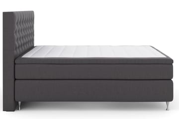 Select No 4 Kontinentalsäng 180x200 Fast - Mörkgrå/Silver - Products - Möbler - Säng - Kontinentalsäng