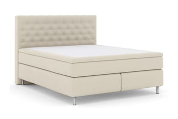 Select No 4 Kontinentalsäng 180x200 Fast/Medium - Beige/Metall - Products - Möbler - Säng - Kontinentalsäng