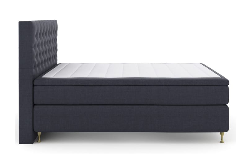 Select No 4 Kontinentalsäng 180x200 Fast/Medium - Blå/Guld - Products - Möbler - Säng - Kontinentalsäng