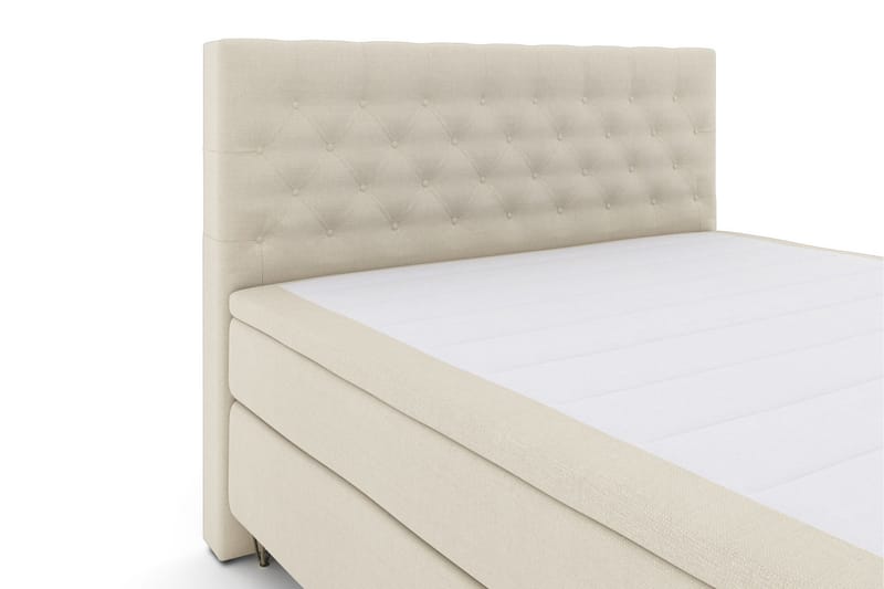 Select No 4 Kontinentalsäng 180x200 Medium - Beige/Metall V-Form - Products - Möbler - Säng - Kontinentalsäng