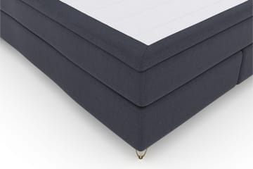 Select No 4 Kontinentalsäng 180x200 Medium - Blå/Metall V-Form - Products - Möbler - Säng - Kontinentalsäng