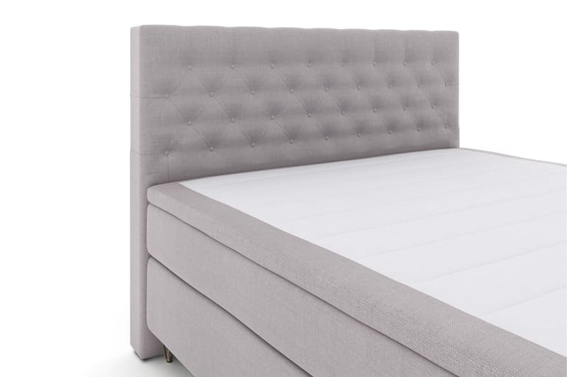 Select No 4 Kontinentalsäng 180x200 Medium - Ljusgrå/Metall V-Form - Products - Möbler - Säng - Kontinentalsäng