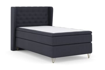 Select No 5 Komplett Sängpaket 120x200 Fast Latex - Blå/Metall V-form - Products - Möbler - Säng - Enkelsäng