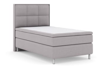 Select No 5 Komplett Sängpaket 120x200 Fast Latex - Ljusgrå/Metall - Products - Möbler - Säng - Enkelsäng