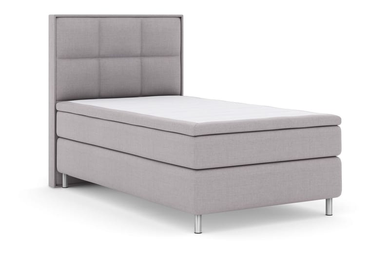 Select No 5 Komplett Sängpaket 120x200 Fast Latex - Ljusgrå/Metall - Products - Möbler - Säng - Enkelsäng