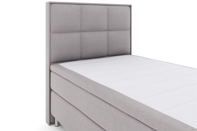 Select No 5 Komplett Sängpaket 120x200 Fast Latex - Ljusgrå/Metall - Products - Möbler - Säng - Enkelsäng