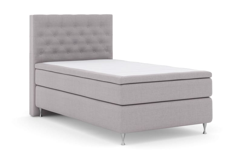 Select No 5 Komplett Sängpaket 120x200 Fast Watergel - Ljusgrå/Silver - Products - Möbler - Säng - Enkelsäng