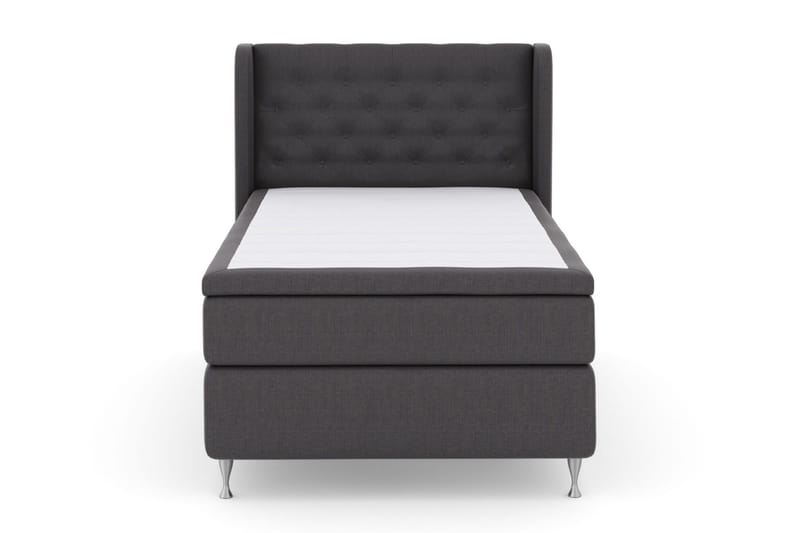 Select No 5 Komplett Sängpaket 120x200 Fast Watergel - Mörkgrå/Silver - Products - Möbler - Säng - Enkelsäng
