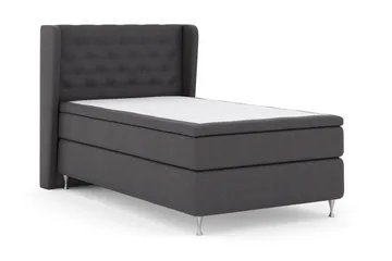 Select No 5 Komplett Sängpaket 120x200 Fast Watergel - Mörkgrå/Silver - Products - Möbler - Säng - Enkelsäng