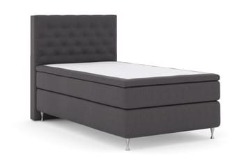 Select No 5 Komplett Sängpaket 120x200 Fast Watergel - Mörkgrå/Silver - Products - Möbler - Säng - Enkelsäng