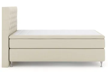 Select No 5 Komplett Sängpaket 120x200 Medium Watergel - Beige/Silver - Products - Möbler - Säng - Enkelsäng