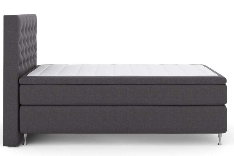 Select No 5 Komplett Sängpaket 120x200 Medium Watergel - Mörkgrå/Silver - Products - Möbler - Säng - Enkelsäng