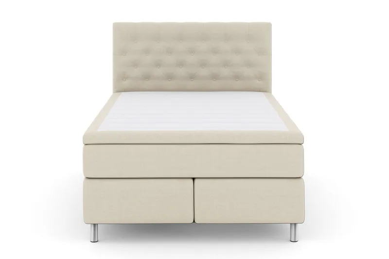 Select No 5 Komplett Sängpaket 140x200 Fast/Medium Watergel, Beige/Metall