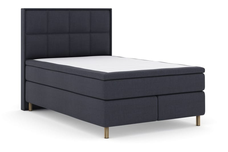 Select No 5 Komplett Sängpaket 140x200 Fast/Medium Watergel - Blå/Metall - Products - Möbler - Säng - Kontinentalsäng