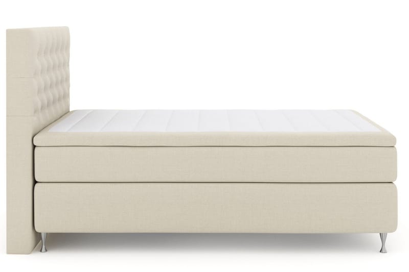 Select No 5 Komplett Sängpaket 160x200 Fast Watergel - Beige/Silver - Products - Möbler - Säng - Kontinentalsäng