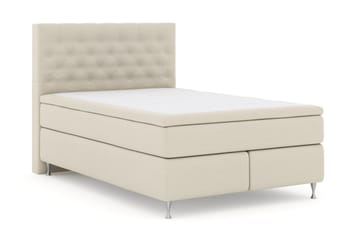 Select No 5 Komplett Sängpaket 160x200 Fast Watergel - Beige/Silver - Products - Möbler - Säng - Kontinentalsäng