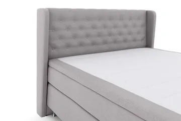 Select No 5 Komplett Sängpaket 160x200 Fast Watergel - Ljusgrå/Silver - Products - Möbler - Säng - Kontinentalsäng