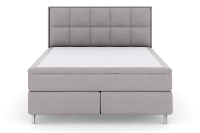 Select No 5 Komplett Sängpaket 180x200 Fast Latex - Ljusgrå/Metall - Products - Möbler - Säng - Kontinentalsäng