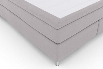 Select No 5 Komplett Sängpaket 180x200 Fast Latex - Ljusgrå/Metall - Products - Möbler - Säng - Kontinentalsäng