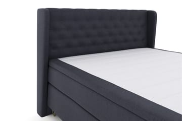 Select No 5 Komplett Sängpaket 210x210 Fast Latex - Blå/Metall V-form - Products - Möbler - Säng - Kontinentalsäng