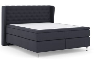Select No 5 Komplett Sängpaket 210x210 Fast Watergel - Blå/Silver - Products - Möbler - Säng - Kontinentalsäng