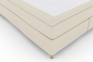 Select No 5 Komplett Sängpaket 210x210 Medium Latex - Beige/Guld - Products - Möbler - Säng - Kontinentalsäng