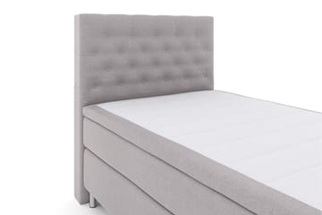 Select No 5 Kontinentalsäng 120x200 Medium Latex - Ljusgrå/Metall - Products - Möbler - Säng - Enkelsäng