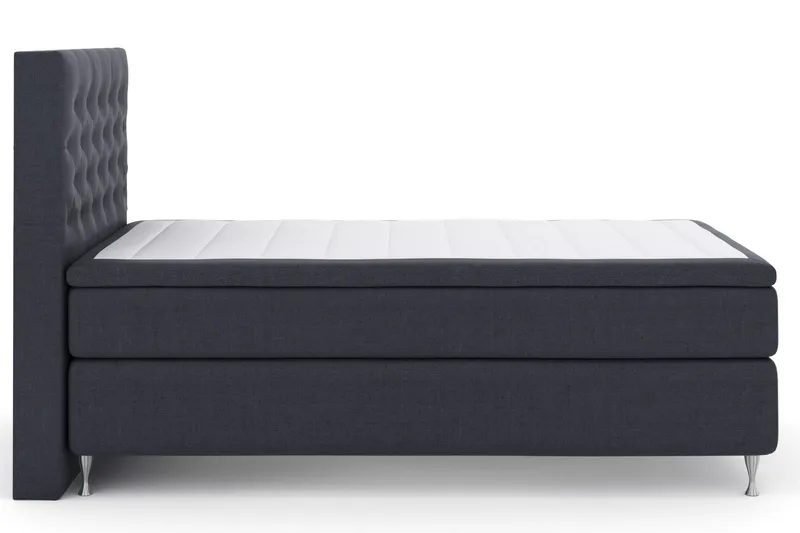 Select No 5 Kontinentalsäng 120x200 Medium Watergel - Blå/Silver - Products - Möbler - Säng - Enkelsäng