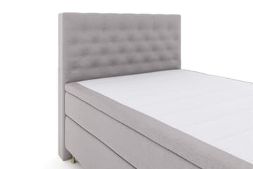 Select No 5 Kontinentalsäng 140x200 Fast Watergel - Ljusgrå/Guld - Products - Möbler - Säng - Kontinentalsäng