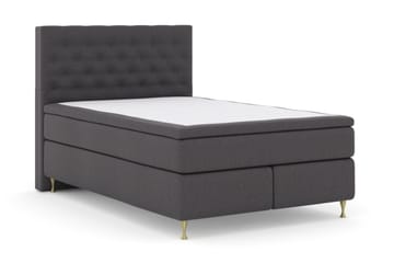Select No 5 Kontinentalsäng 140x200 Fast Watergel - Mörkgrå/Guld - Products - Möbler - Säng - Kontinentalsäng