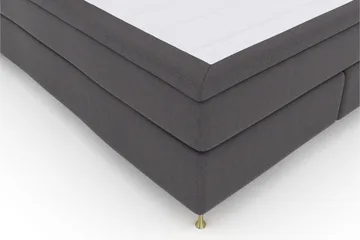 Select No 5 Kontinentalsäng 160x200 Fast Watergel - Mörkgrå/Guld - Products - Möbler - Säng - Kontinentalsäng