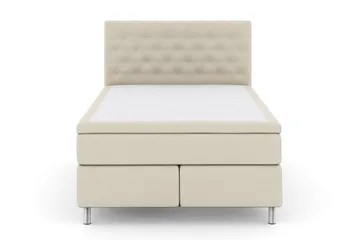 Select No 5 Kontinentalsäng 160x200 Medium Watergel, Beige/Metall