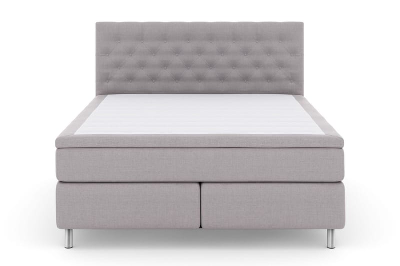 Select No 5 Kontinentalsäng 180x200 Fast Latex - Ljusgrå/Metall - Products - Möbler - Säng - Kontinentalsäng