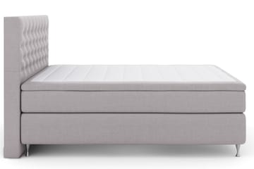 Select No 5 Kontinentalsäng 180x200 Fast/Medium Watergel - Ljusgrå/Silver - Products - Möbler - Säng - Kontinentalsäng