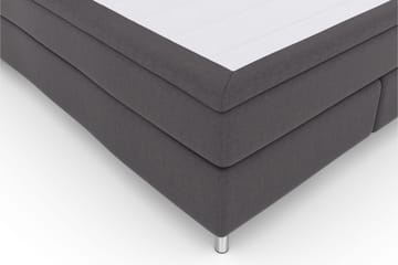 Select No 5 Kontinentalsäng 180x200 Medium Watergel - Mörkgrå/Metall - Products - Möbler - Säng - Kontinentalsäng