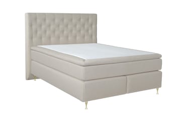 Select No 5 Kontinentalsäng 210x210 Fast Watergel - Beige/Guld - Products - Möbler - Säng - Kontinentalsäng