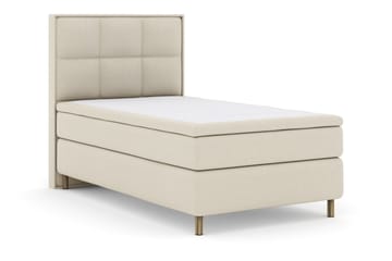 Select No 6 Komplett Sängpaket 120x200 Fast Latex/Memory - Beige/Koppar - Products - Möbler - Säng - Enkelsäng