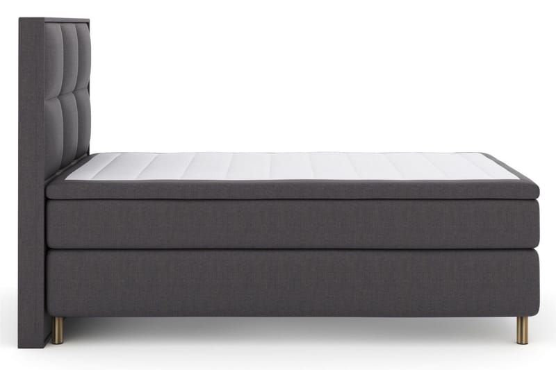 Select No 6 Komplett Sängpaket 120x200 Fast Latex/Memory - Mörkgrå/Koppar - Products - Möbler - Säng - Enkelsäng