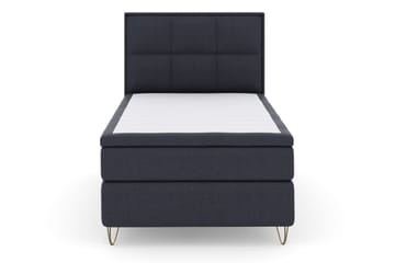 Select No 6 Komplett Sängpaket 120x200 Fast Memory/Pocket - Blå/Metall V-form - Products - Möbler - Säng - Enkelsäng