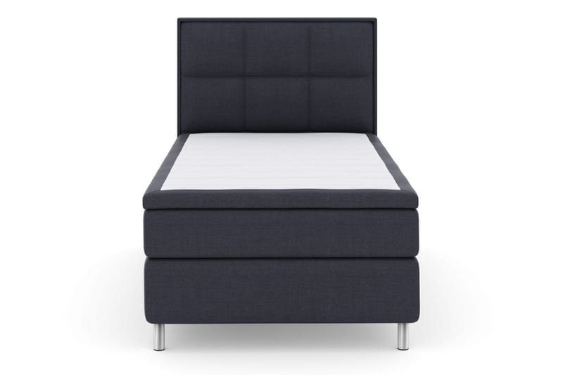 Select No 6 Komplett Sängpaket 120x200 Fast Memory/Pocket, Blå/Metall