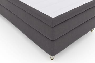 Select No 6 Komplett Sängpaket 120x200 Fast Memory/Pocket - Mörkgrå/Metall V-form - Products - Möbler - Säng - Enkelsäng