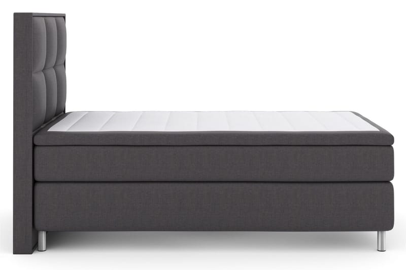 Select No 6 Komplett Sängpaket 120x200 Fast Memory/Pocket - Mörkgrå/Metall - Products - Möbler - Säng - Enkelsäng